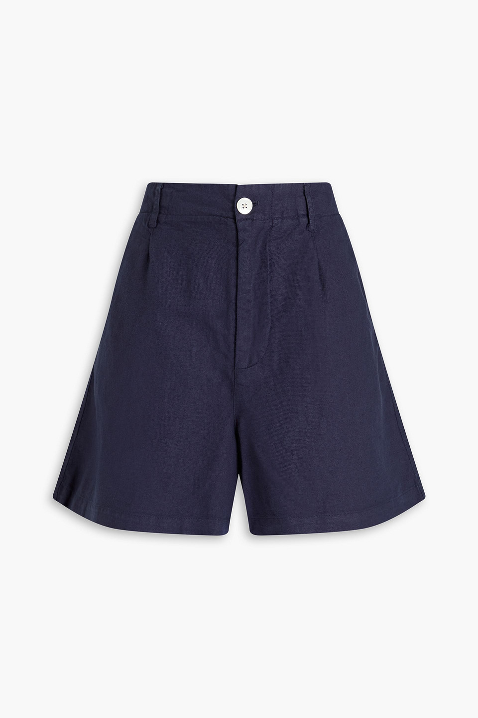 Alex Mill Boy Linen And Cotton-blend Shorts In Navy