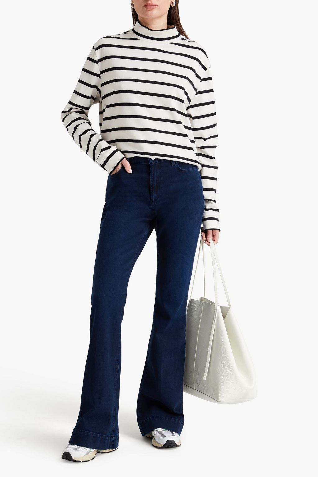 FRAME Le High Flare high-rise flared jeans