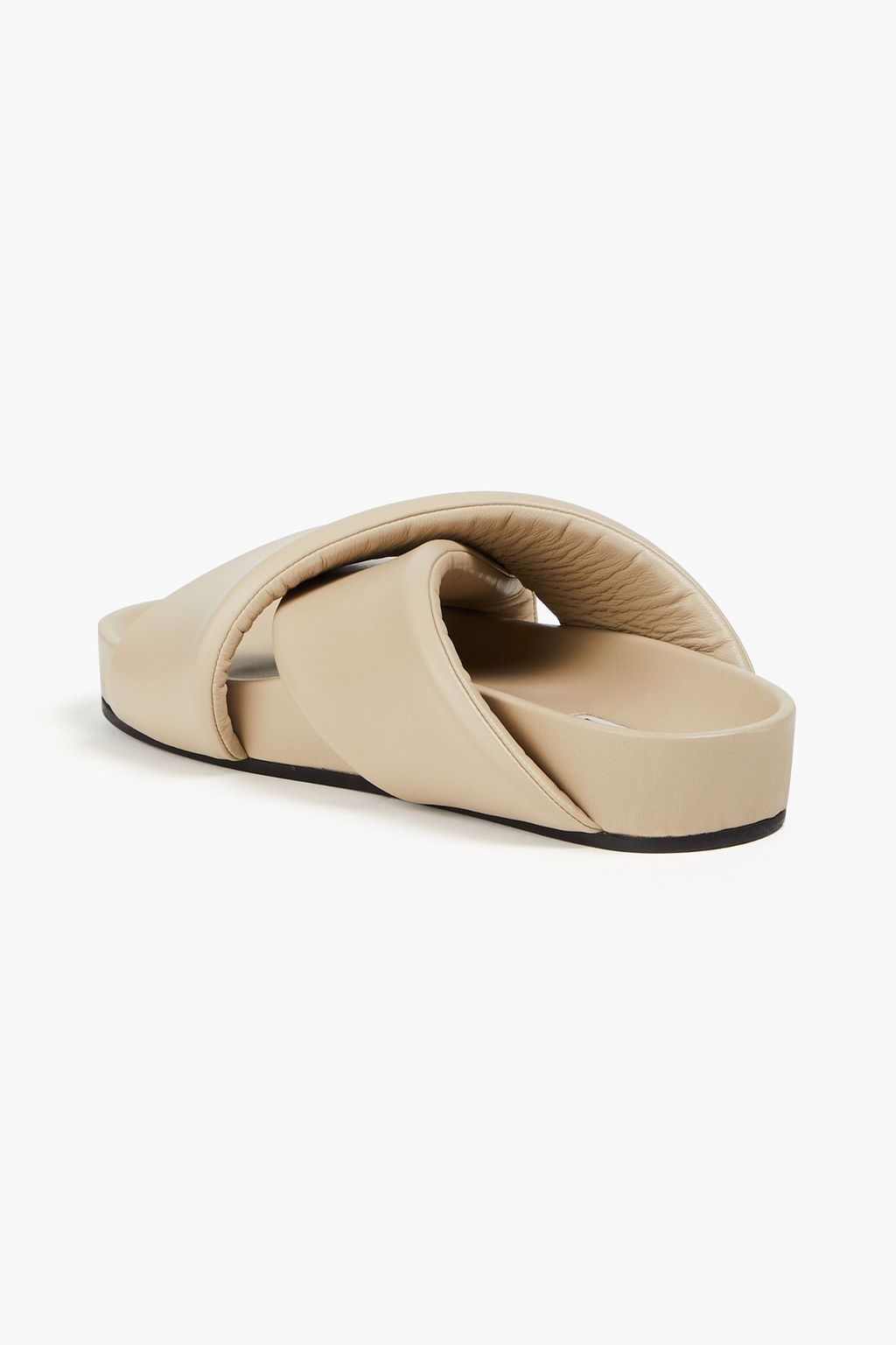 JIL SANDER Padded leather sandals
