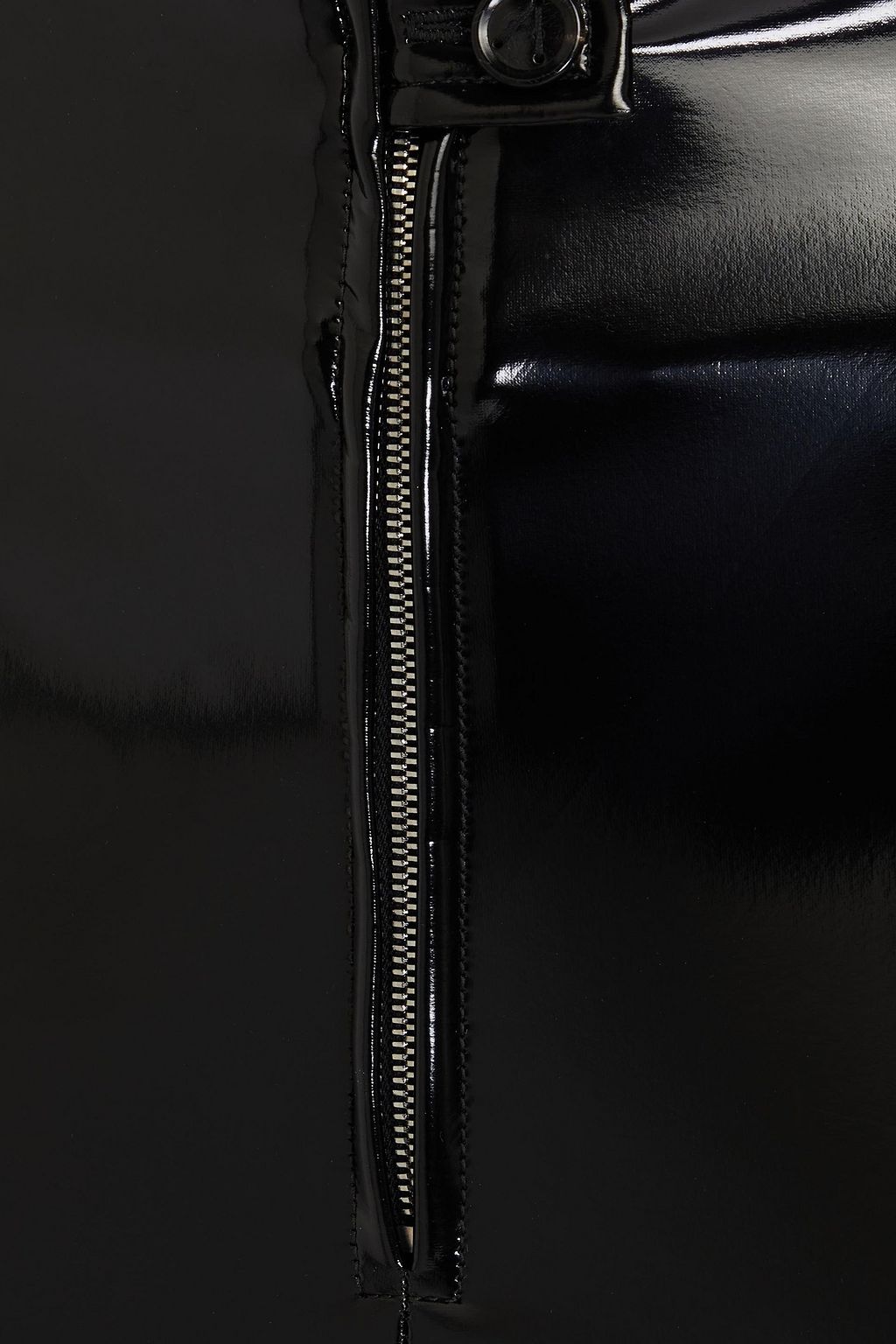ALAÏA Vinyl stirrup skinny pants