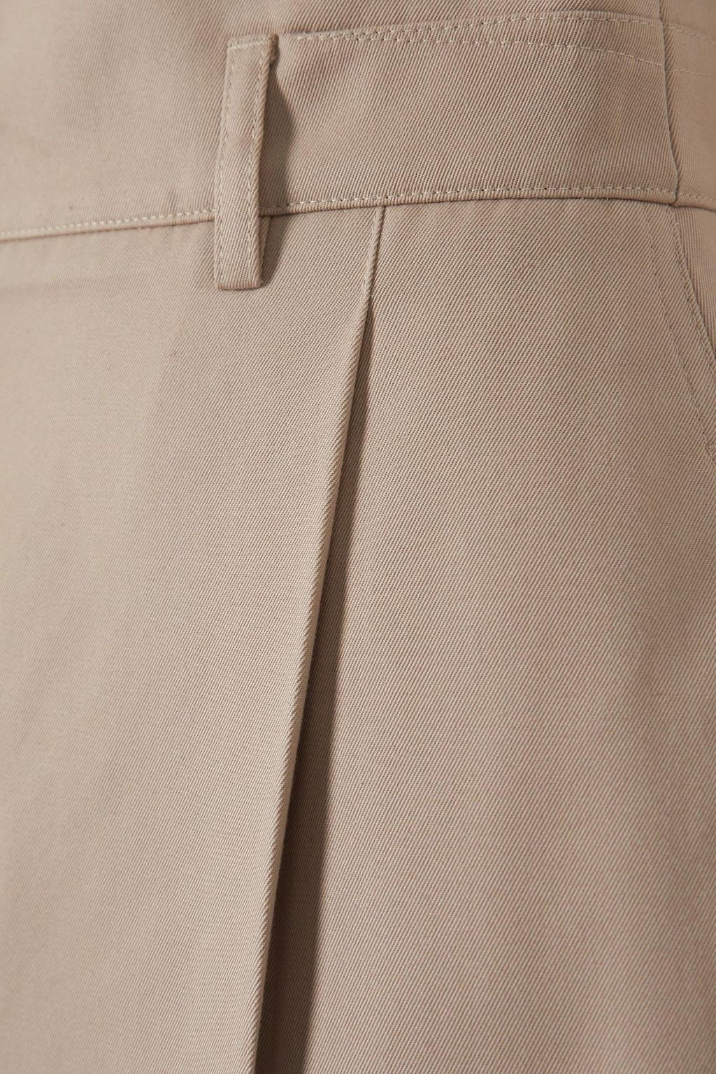 ALAÏA Pleated twill straight-leg pants