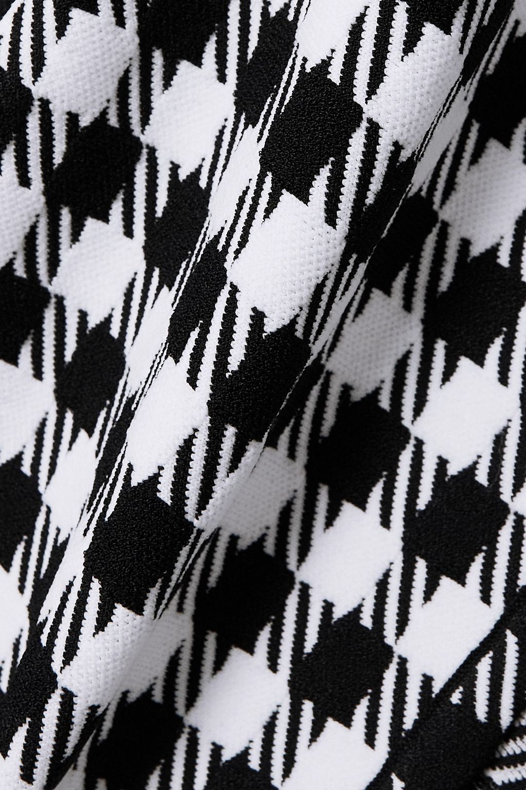 ALAÏA Houndstooth jacquard-knit cardigan
