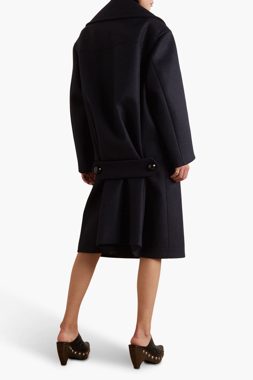 ALAÏA Double-breasted wool coat
