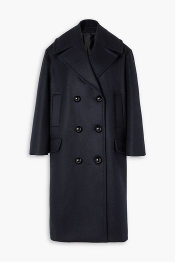 Ladies double breasted discount coat