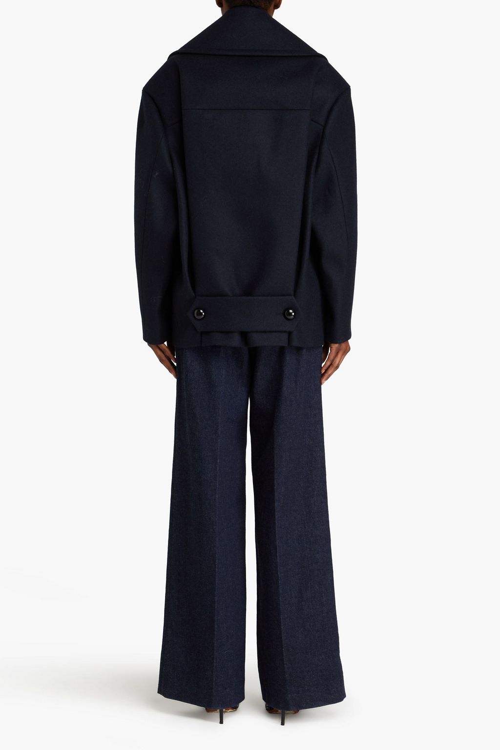 ALAÏA Double-breasted wool-felt coat
