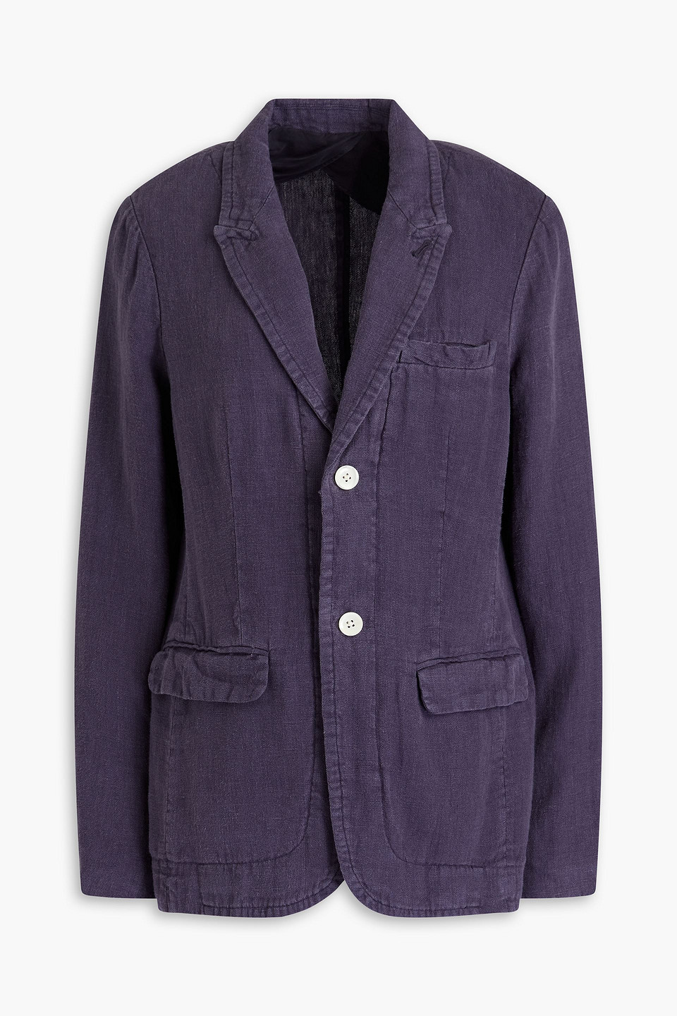 Alex Mill Linen-canvas Blazer In Navy