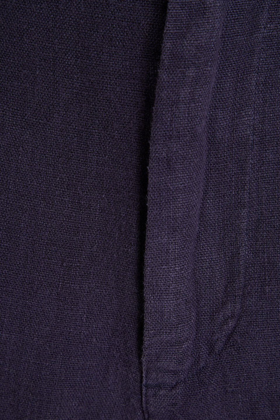 Shop Alex Mill Linen Straight-leg Pants In Midnight Blue