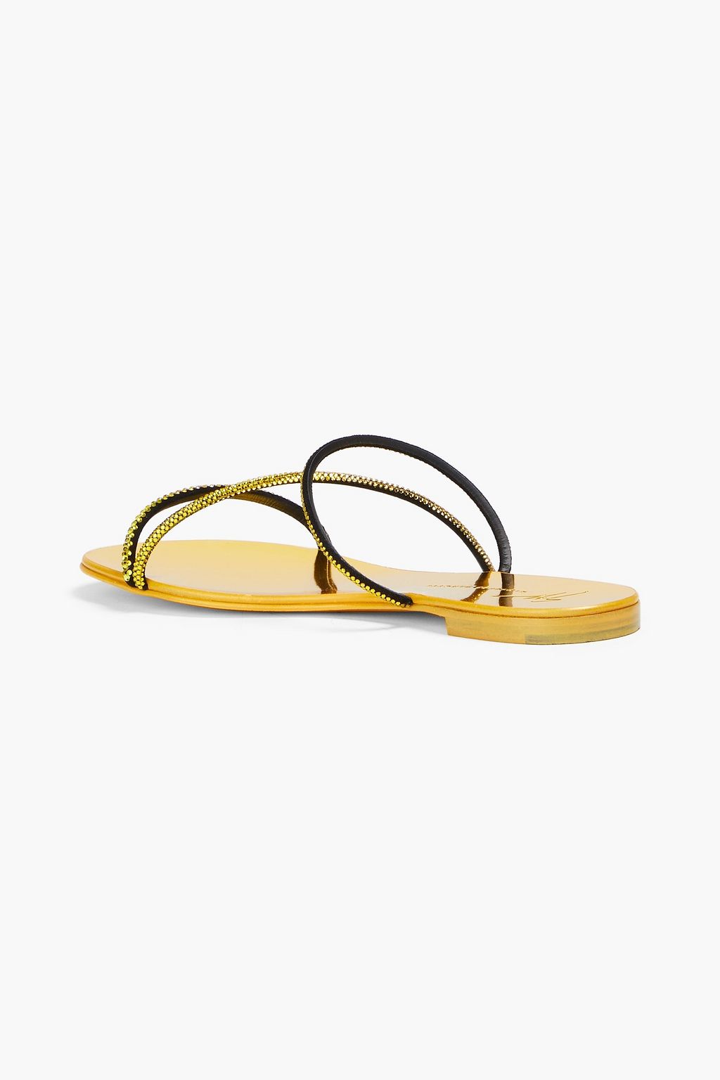 GIUSEPPE ZANOTTI صندل "نوفرول" من جلد السويد