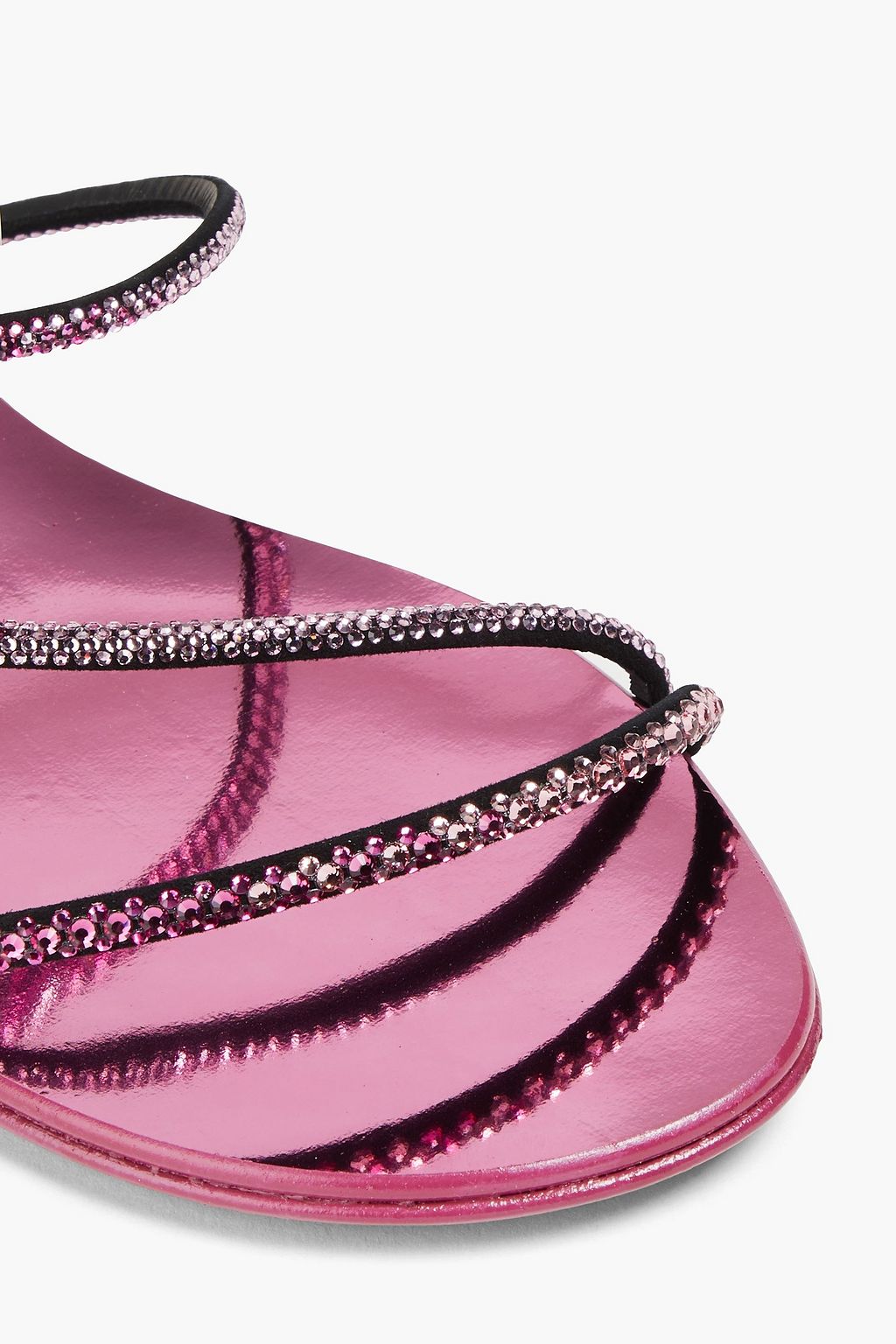GIUSEPPE ZANOTTI صندل "نوفرول" من جلد السويد
