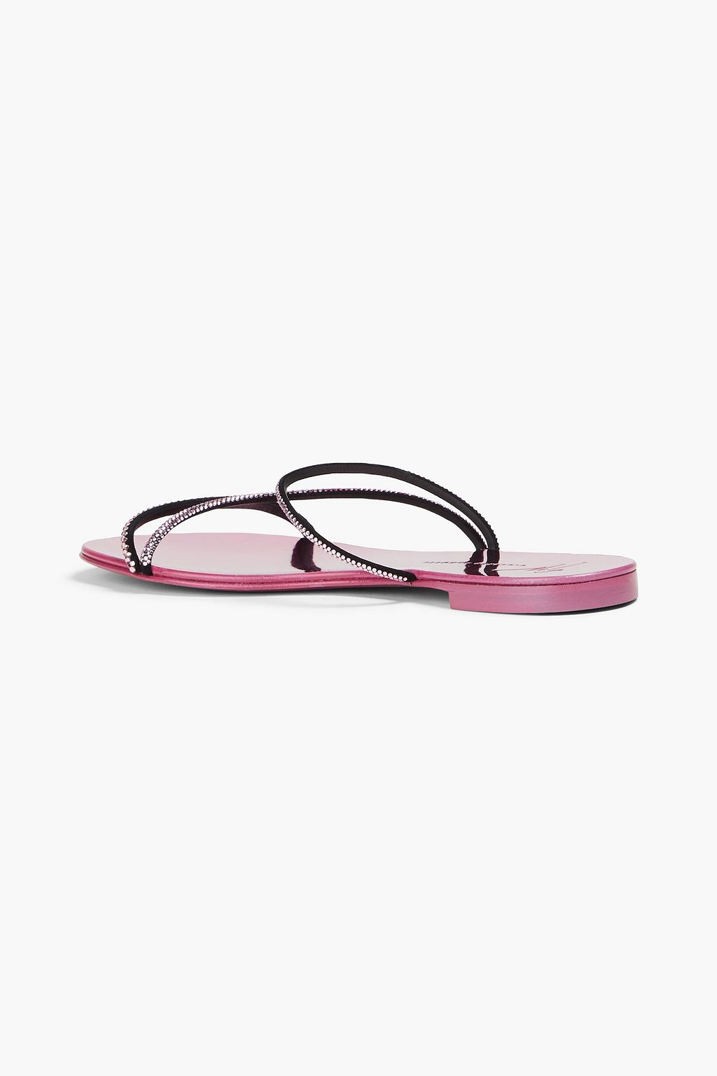 GIUSEPPE ZANOTTI صندل "نوفرول" من جلد السويد