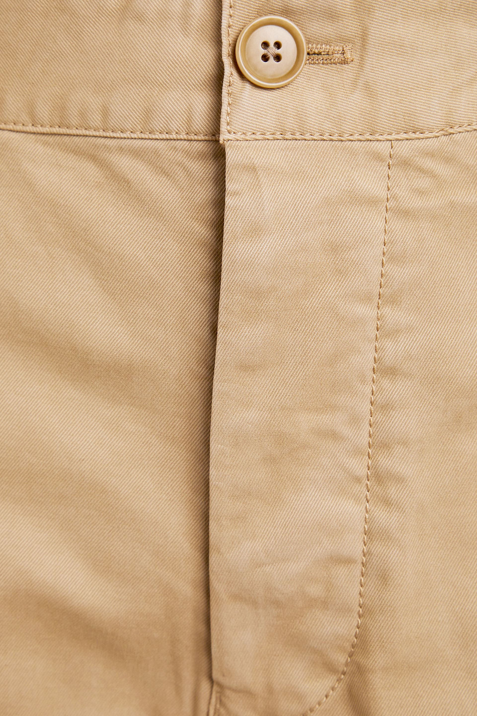 Shop Alex Mill Cotton-blend Gabardine Tapered Pants In Sand