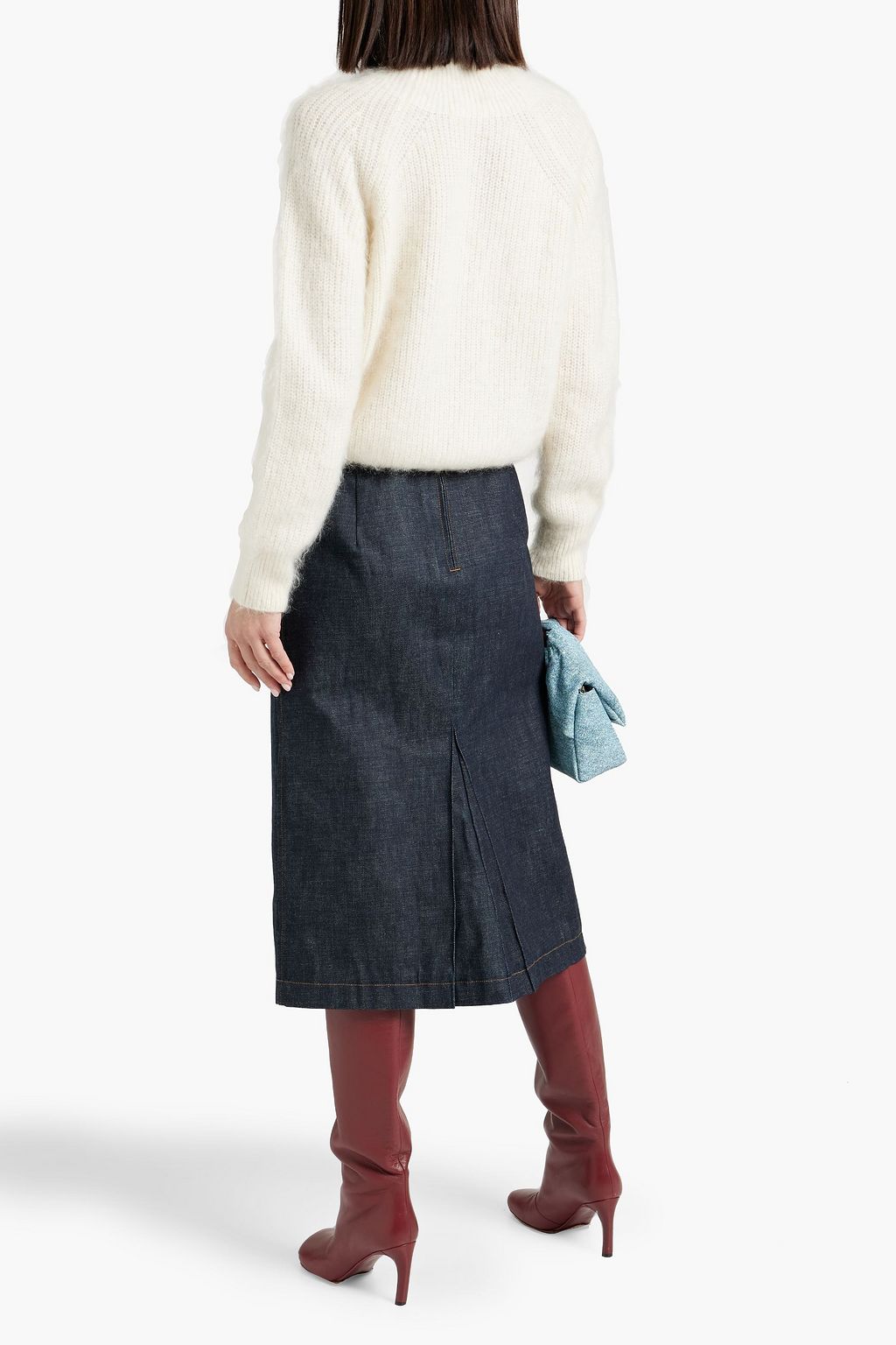 VICTORIA BECKHAM Ribbed-knit turtleneck sweater