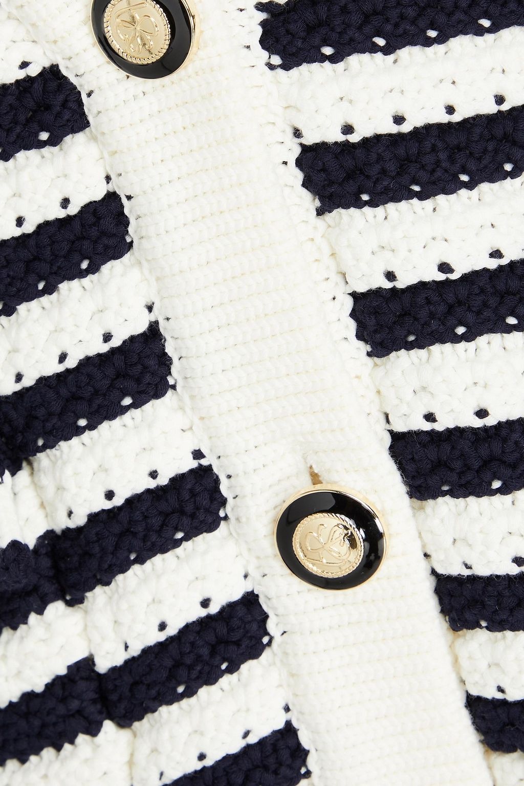 BH PATCH KNIT CARDIGAN / BLK