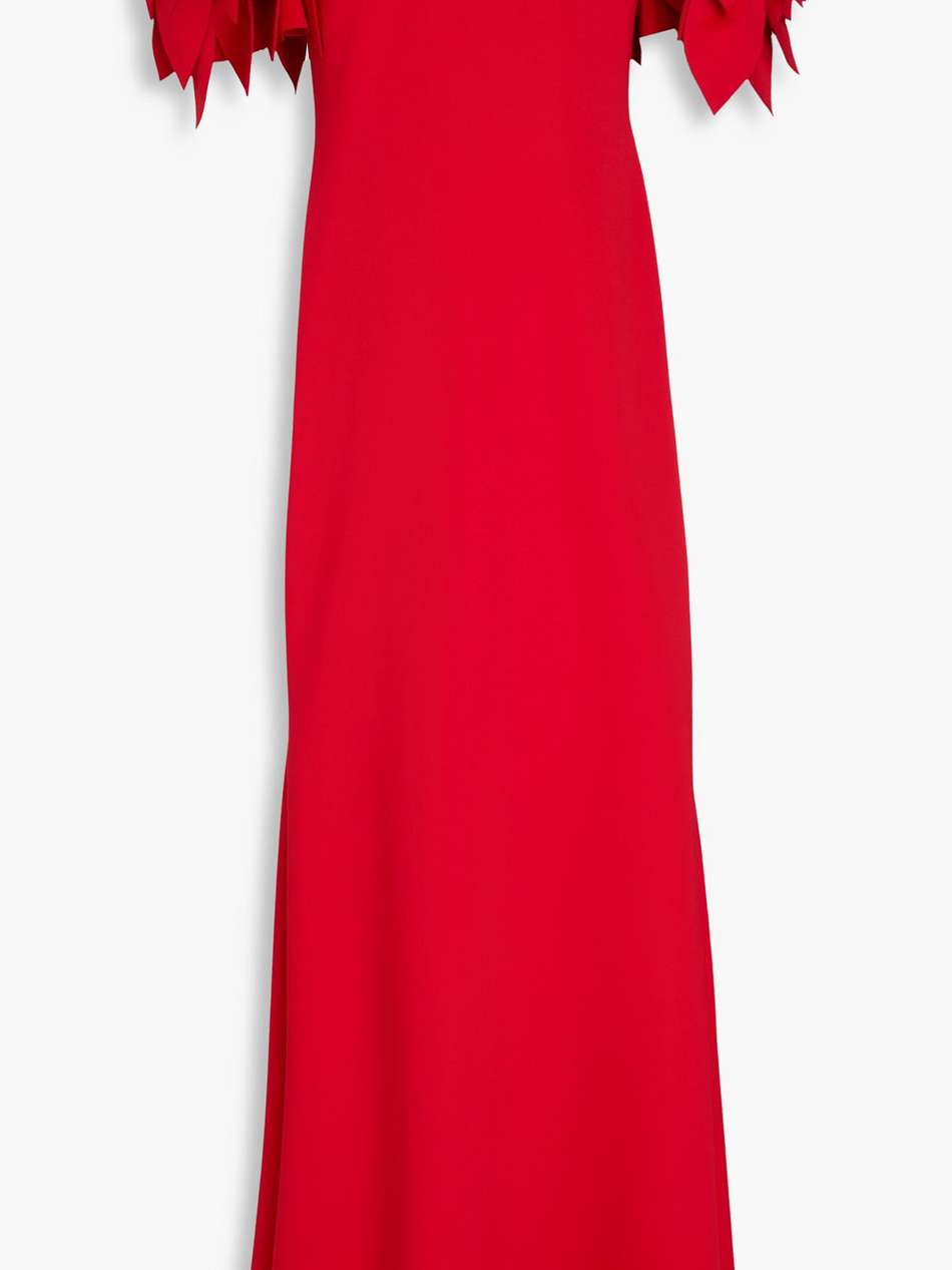 embellished scuba gown