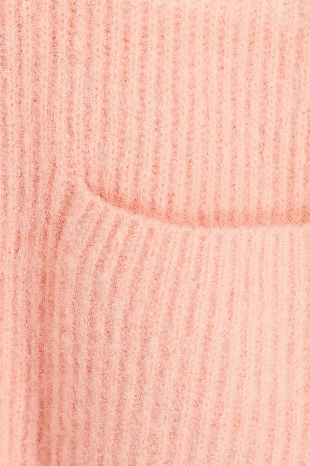HOLZWEILER Ribbed-knit zip-up cardigan