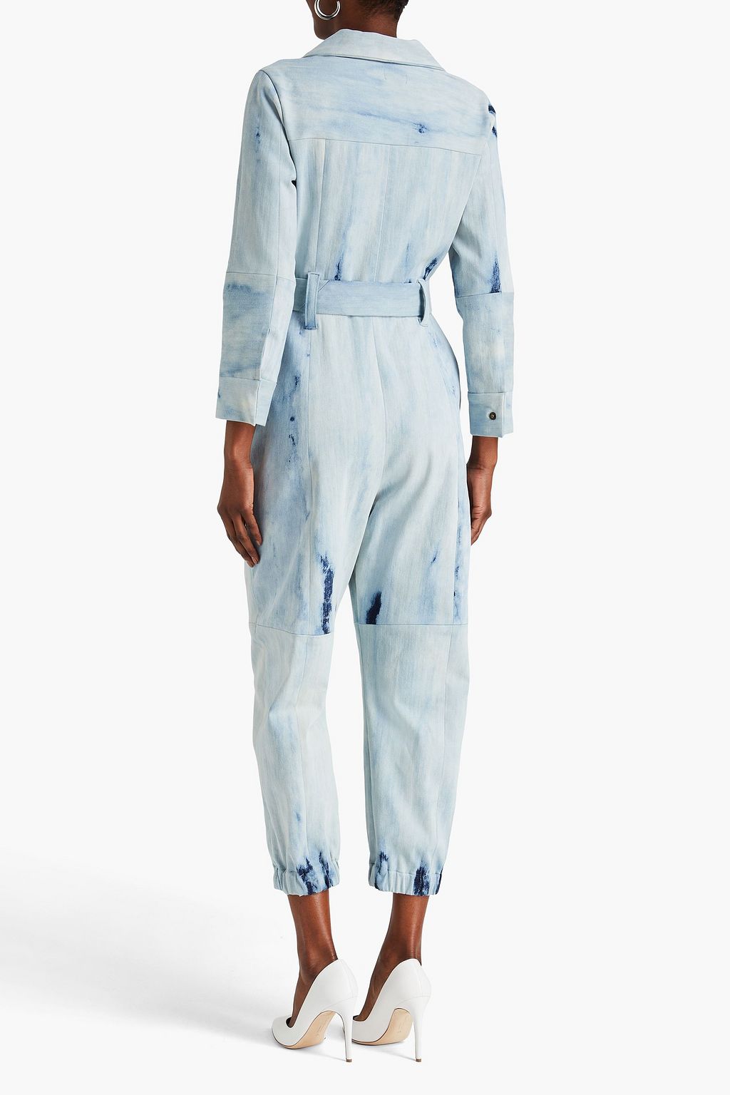E.L.V. DENIM X THE OUTNET 블리치 데님 점프수트