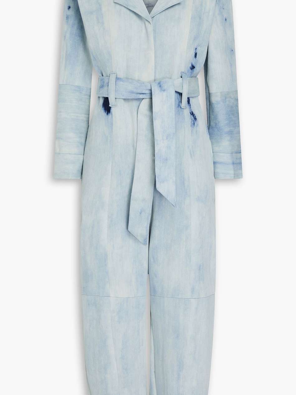 the bleach denim jumpsuit