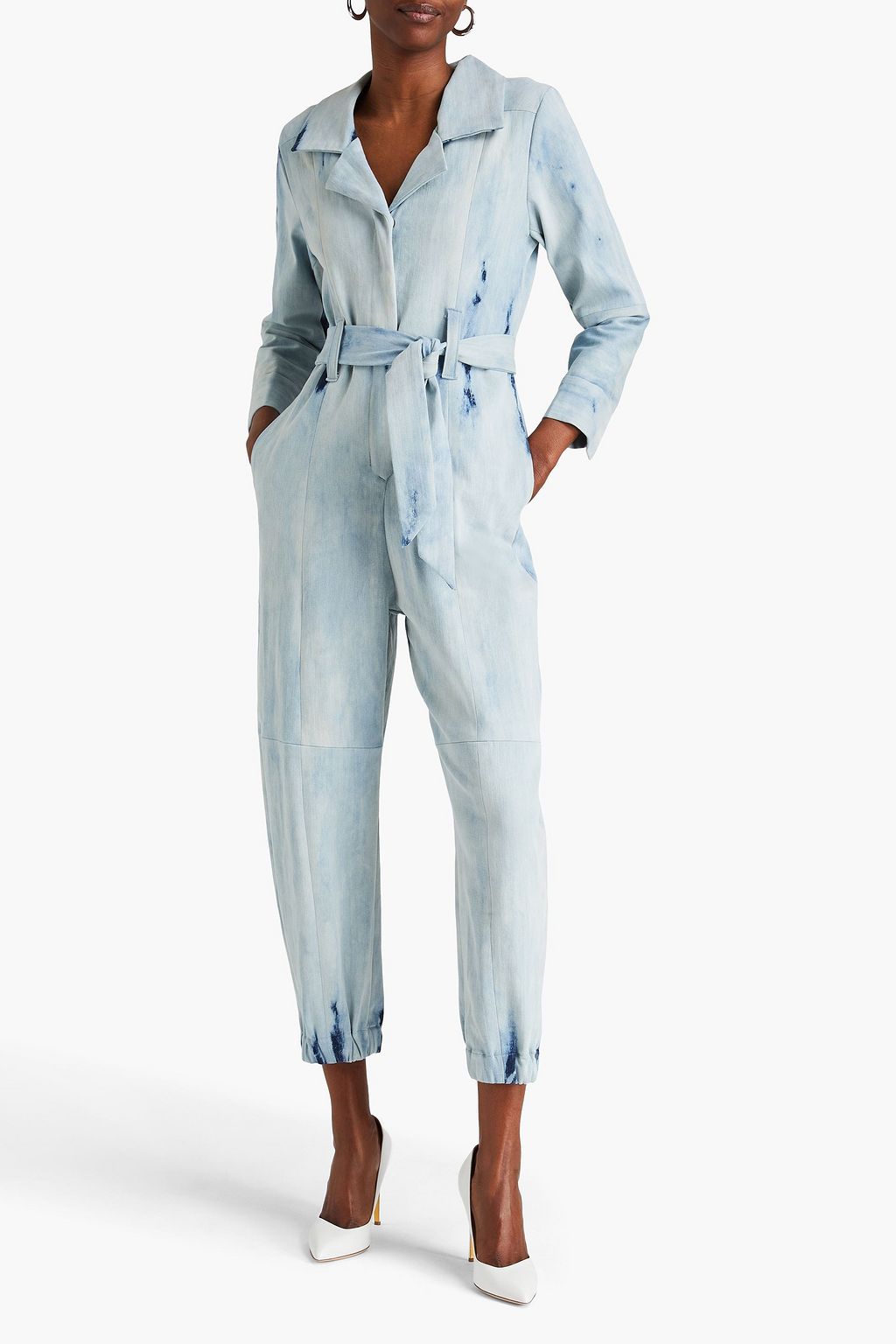 E.L.V. DENIM X THE OUTNET 블리치 데님 점프수트
