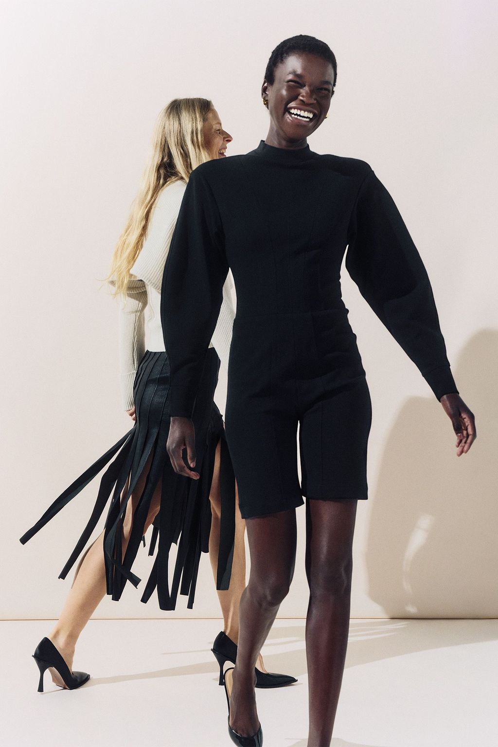 E.L.V. DENIM X THE OUTNET بلاي سوت “ذي” مصنوع من قماش سكوبا
