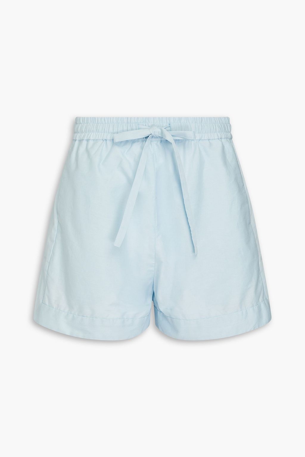 The cotton poplin shorts sky blue UK 10