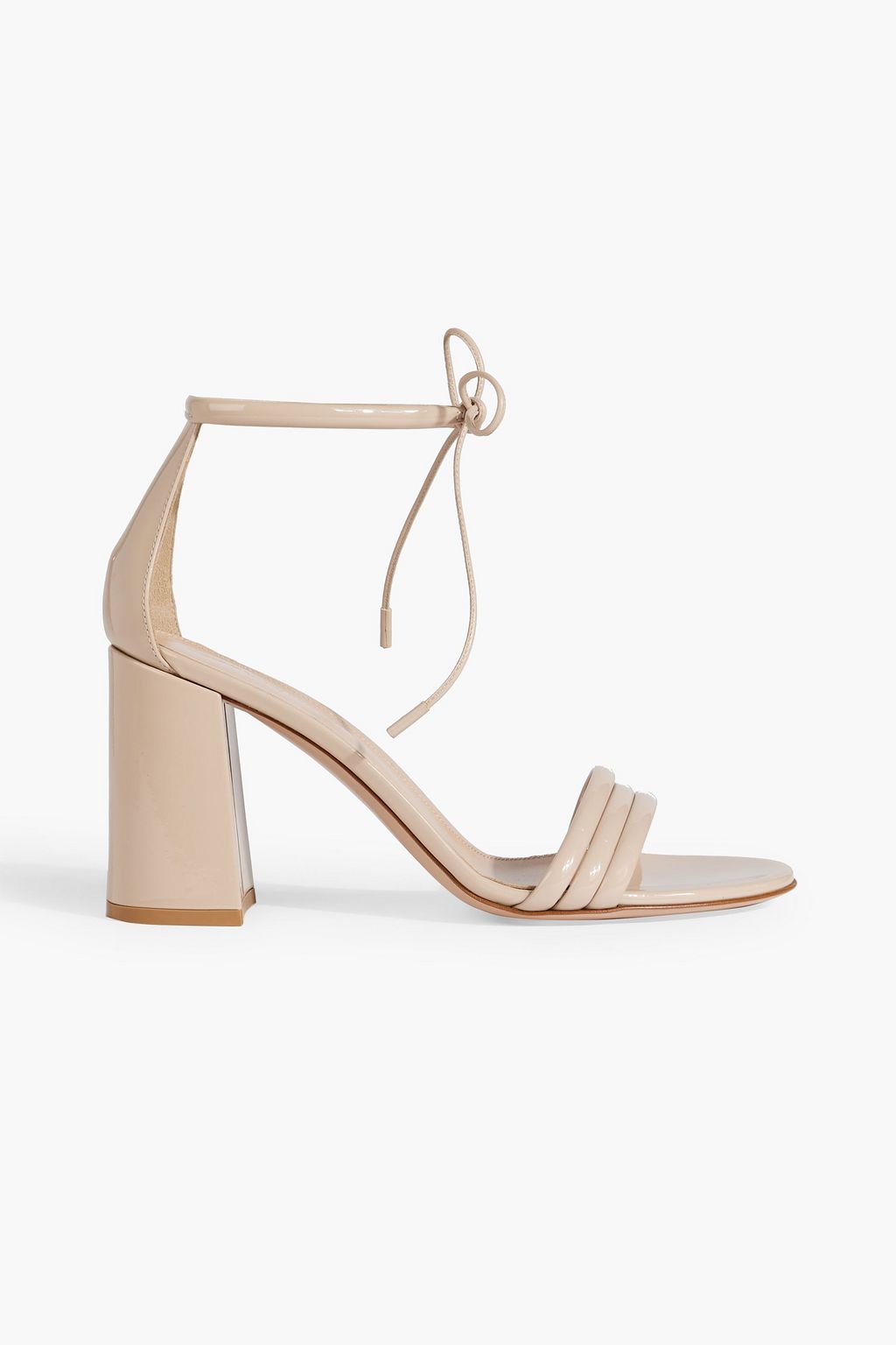 GIANVITO ROSSI Sydney 85 patent-leather sandals | THE OUTNET