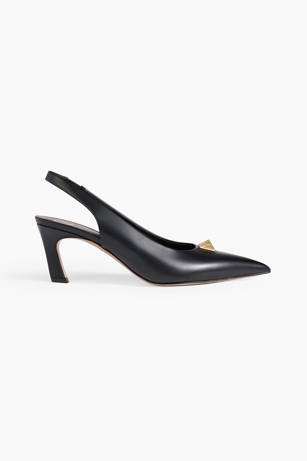 VALENTINO GARAVANI Roman Stud leather slingback pumps | THE OUTNET