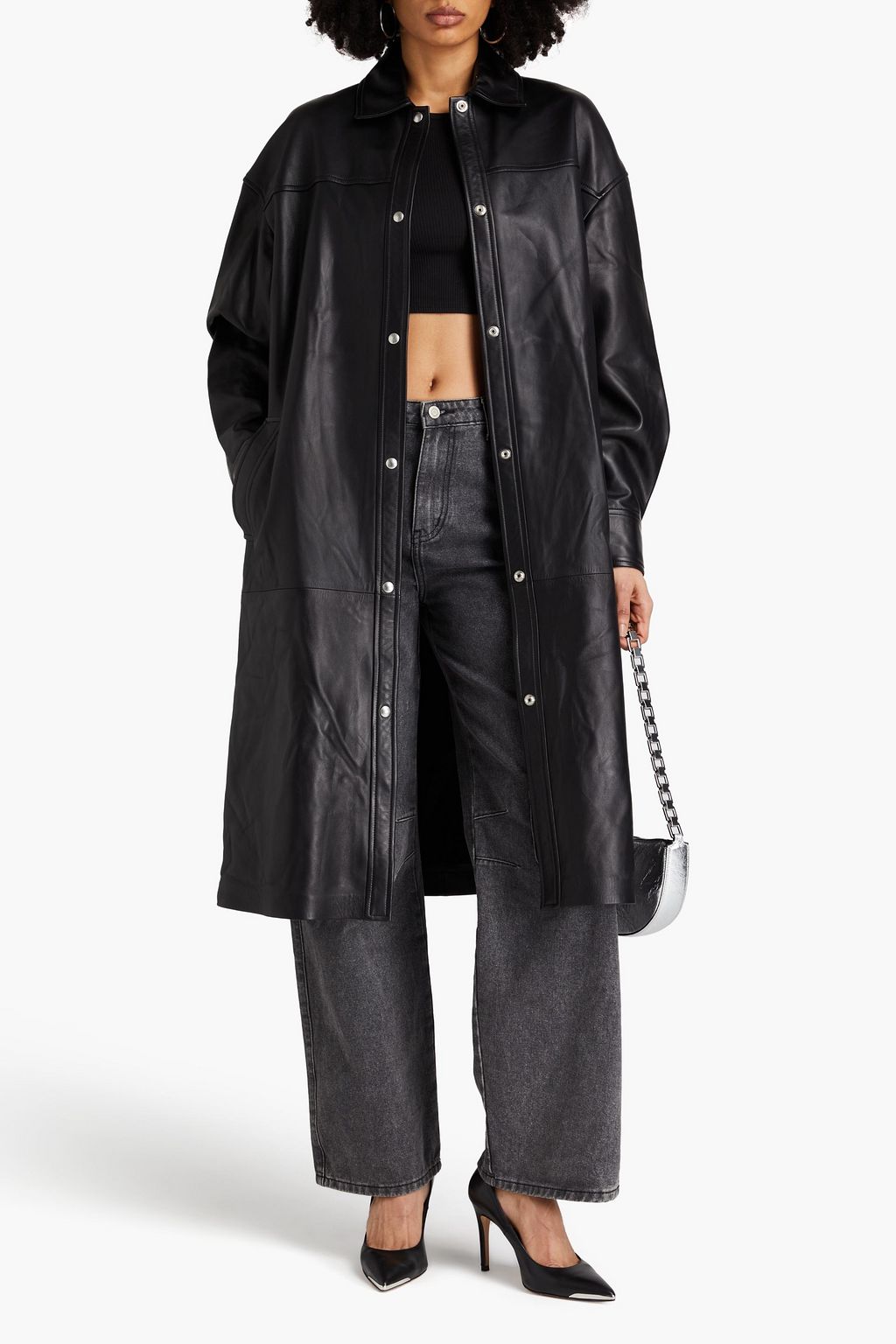 IRO Rajan leather coat