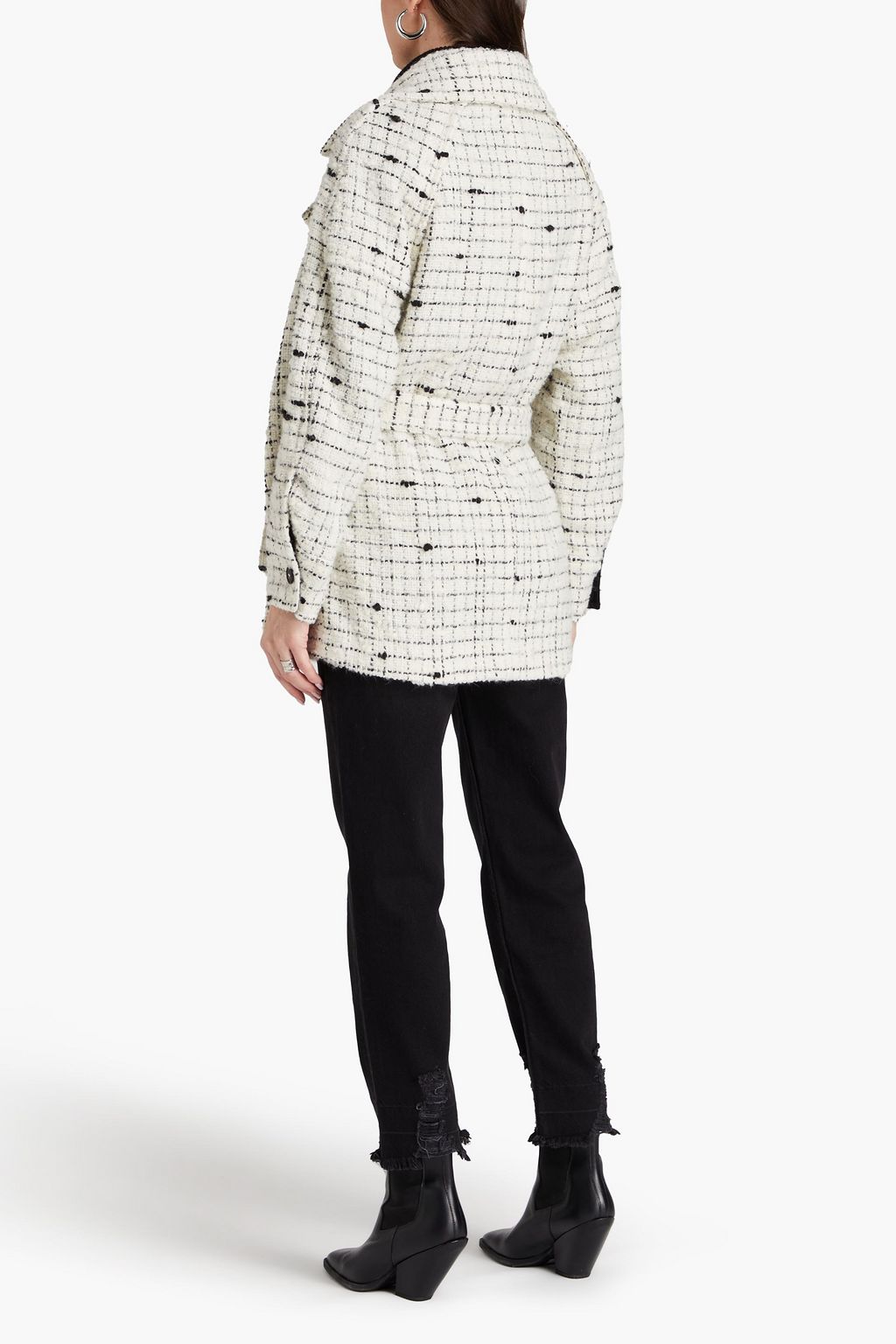 IRO Bouclé-tweed coat