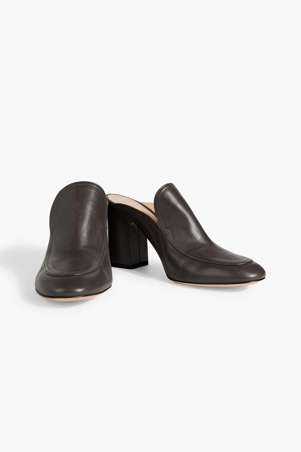GIANVITO ROSSI Leather mules