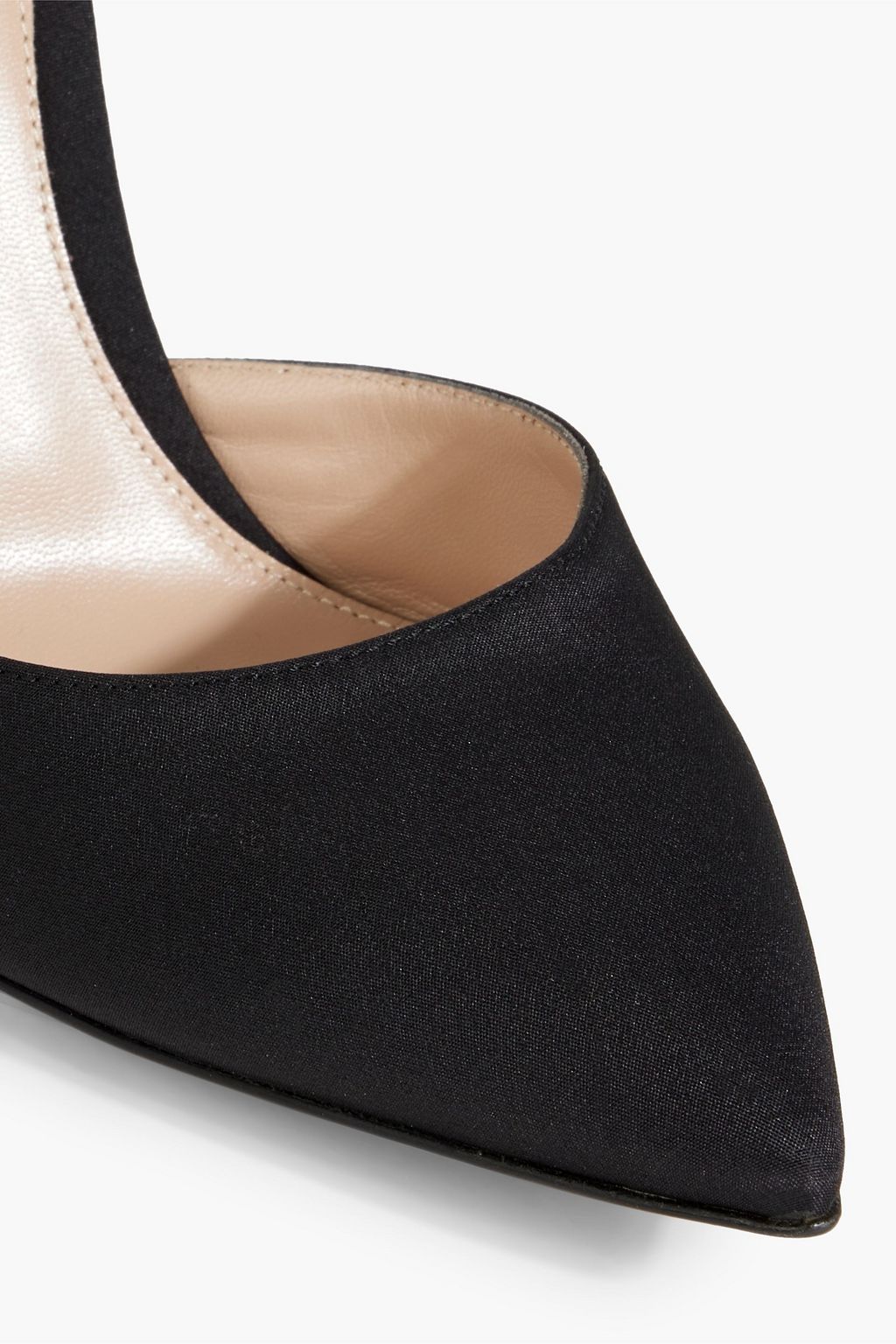 GIANVITO ROSSI Laser-cut crepe pumps