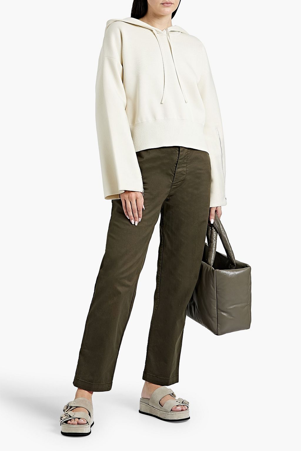 ALEX MILL Cotton-blend gabardine tapered pants