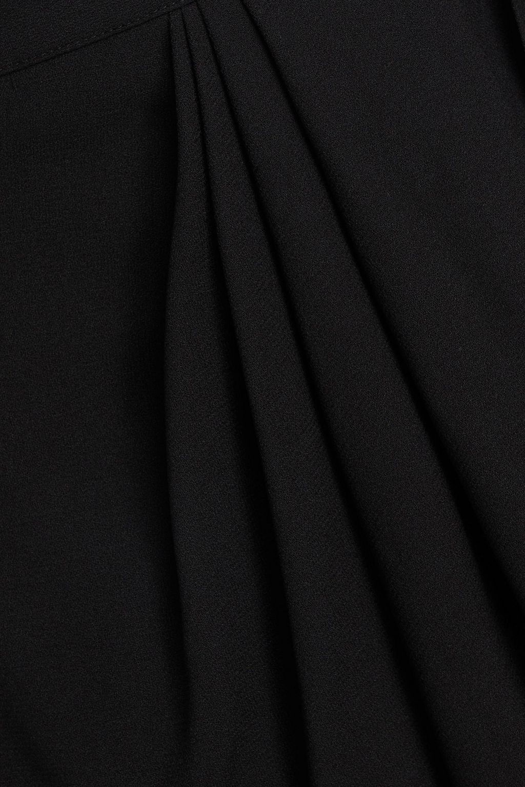 IRO Enim wrap-effect crepe midi skirt