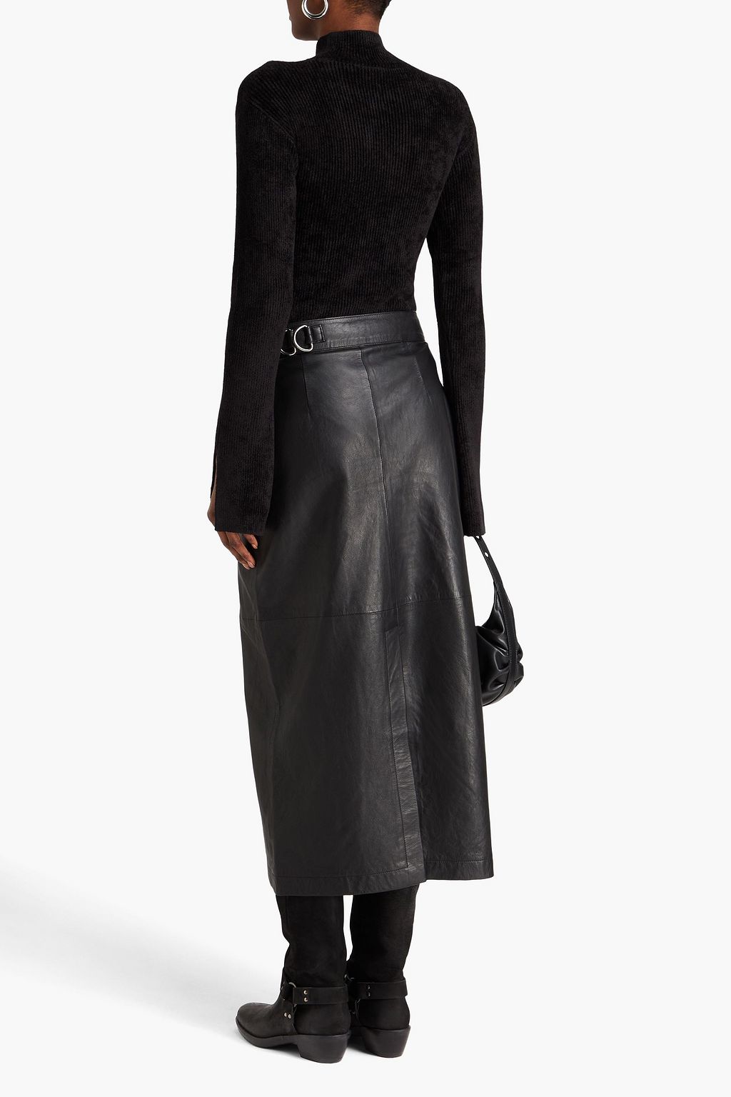 IRO Maissa ribbed chenille turtleneck sweater