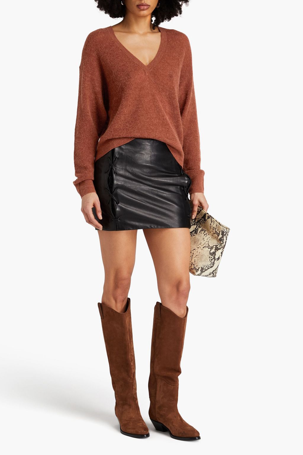 IRO Ballora brushed knitted sweater