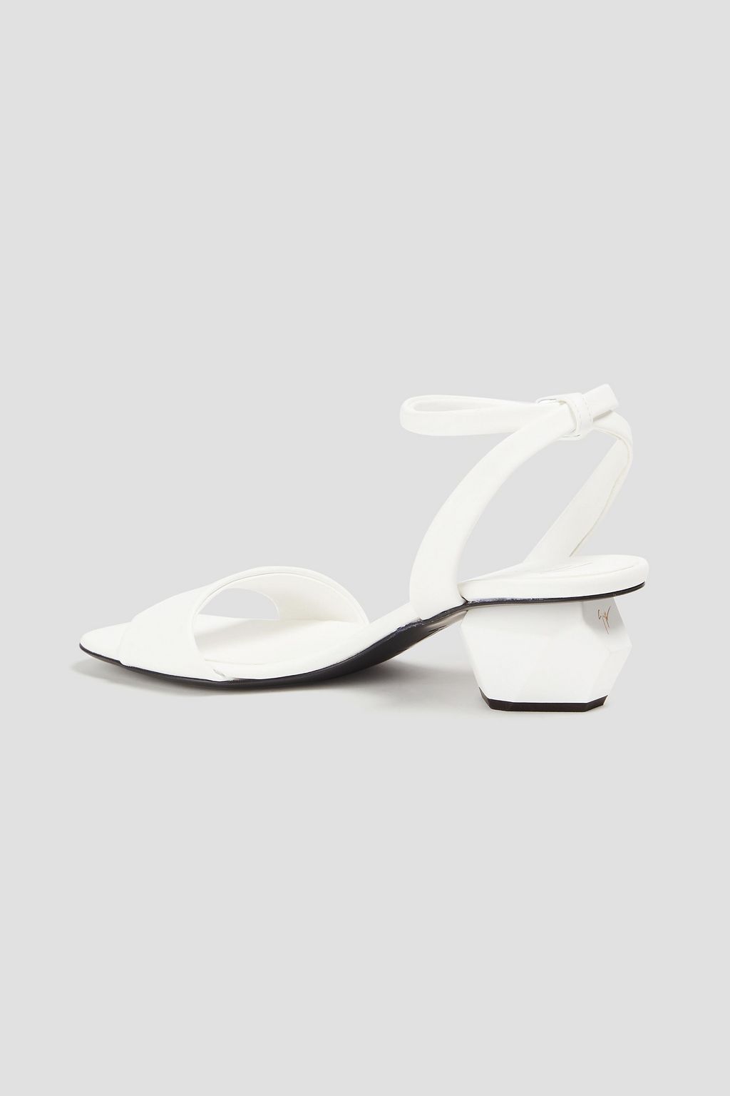 GIUSEPPE ZANOTTI صندل مصنوع من الجلد الصناعي