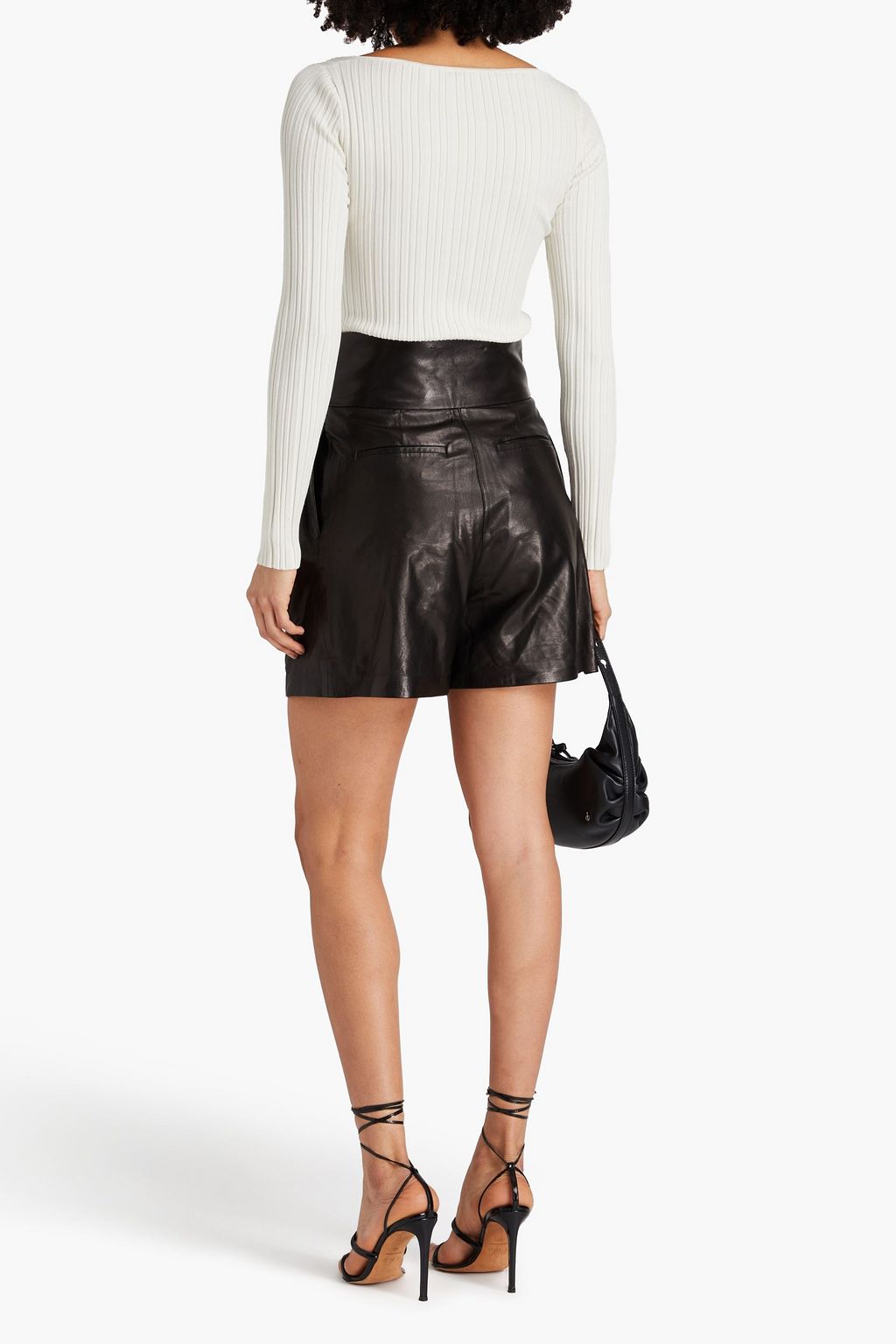 IRO Amarok ribbed silk-blend top
