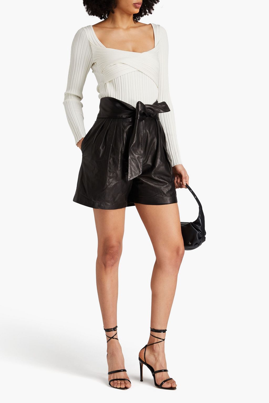 IRO Amarok ribbed silk-blend top