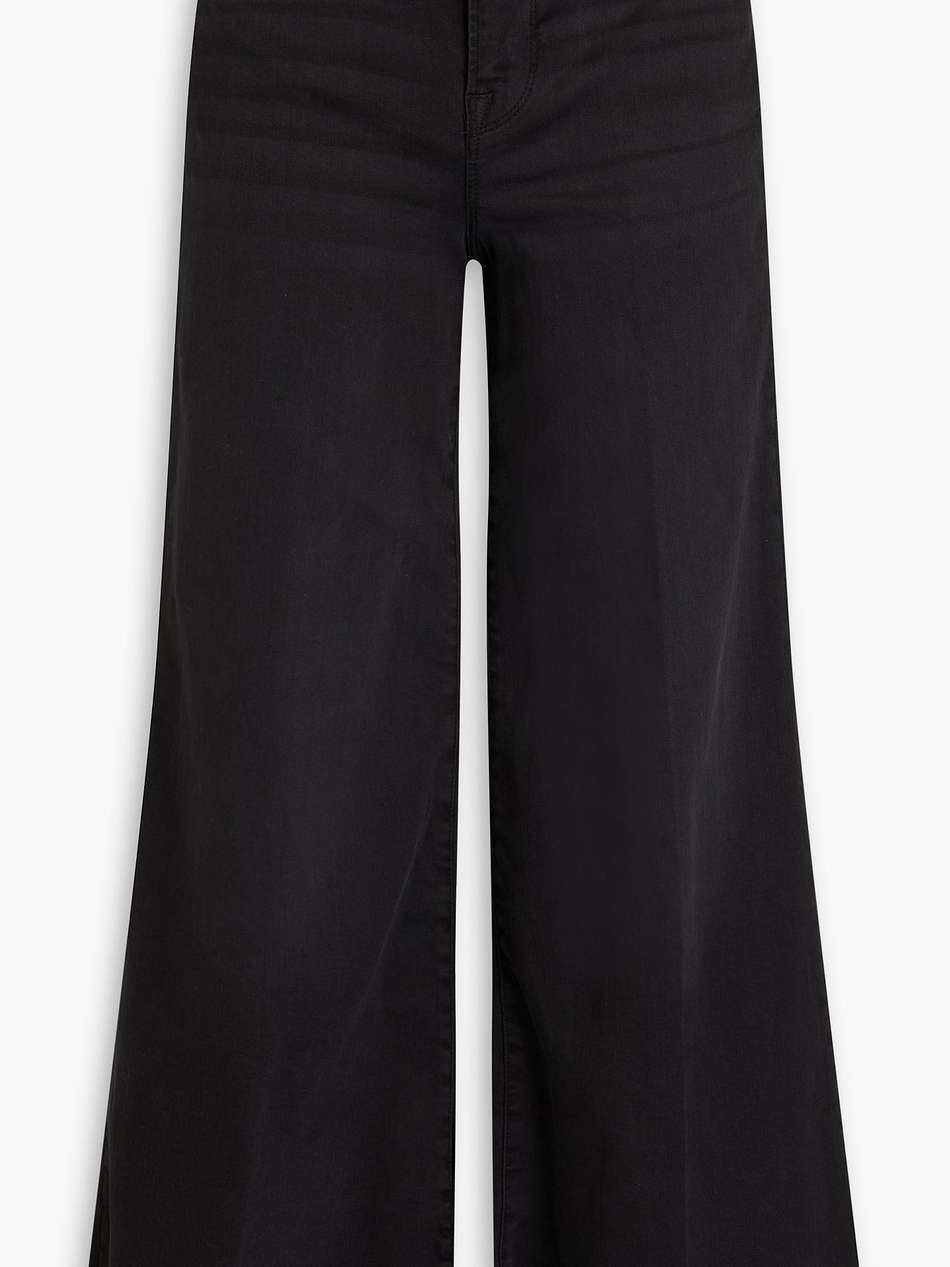 le palazzo crop high-rise wide-leg jeans