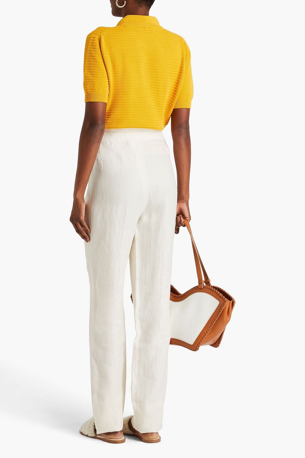 GIULIVA HERITAGE Geraldine linen straight-leg pants