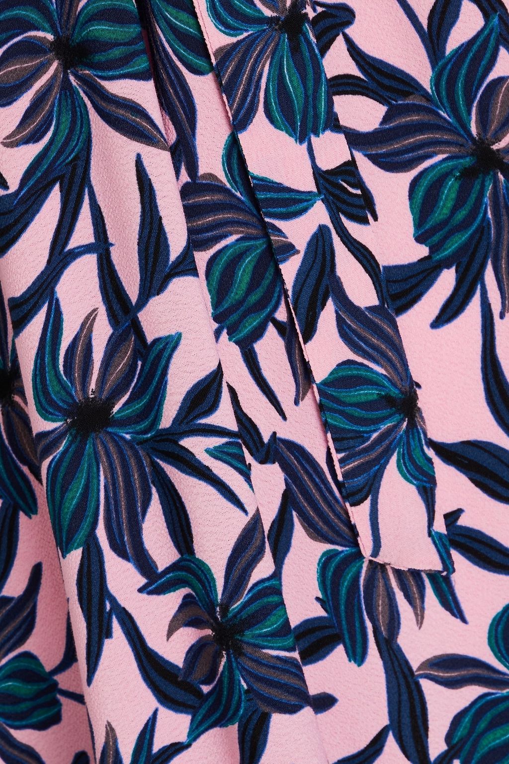 DIANE VON FURSTENBERG Eloise asymmetric floral-print stretch-crepe wrap dress