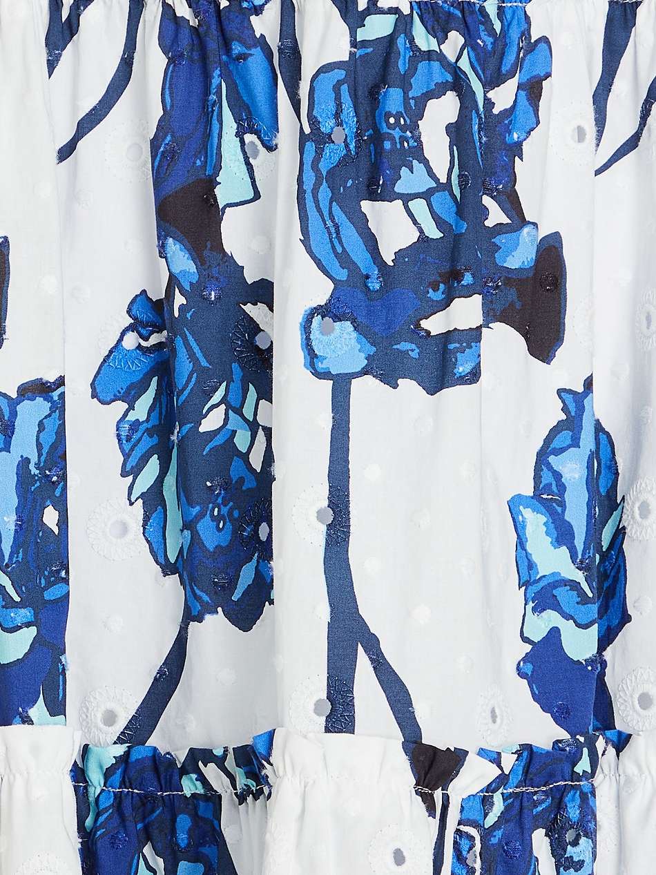 nora floral-print broderie anglaise cotton midi dress