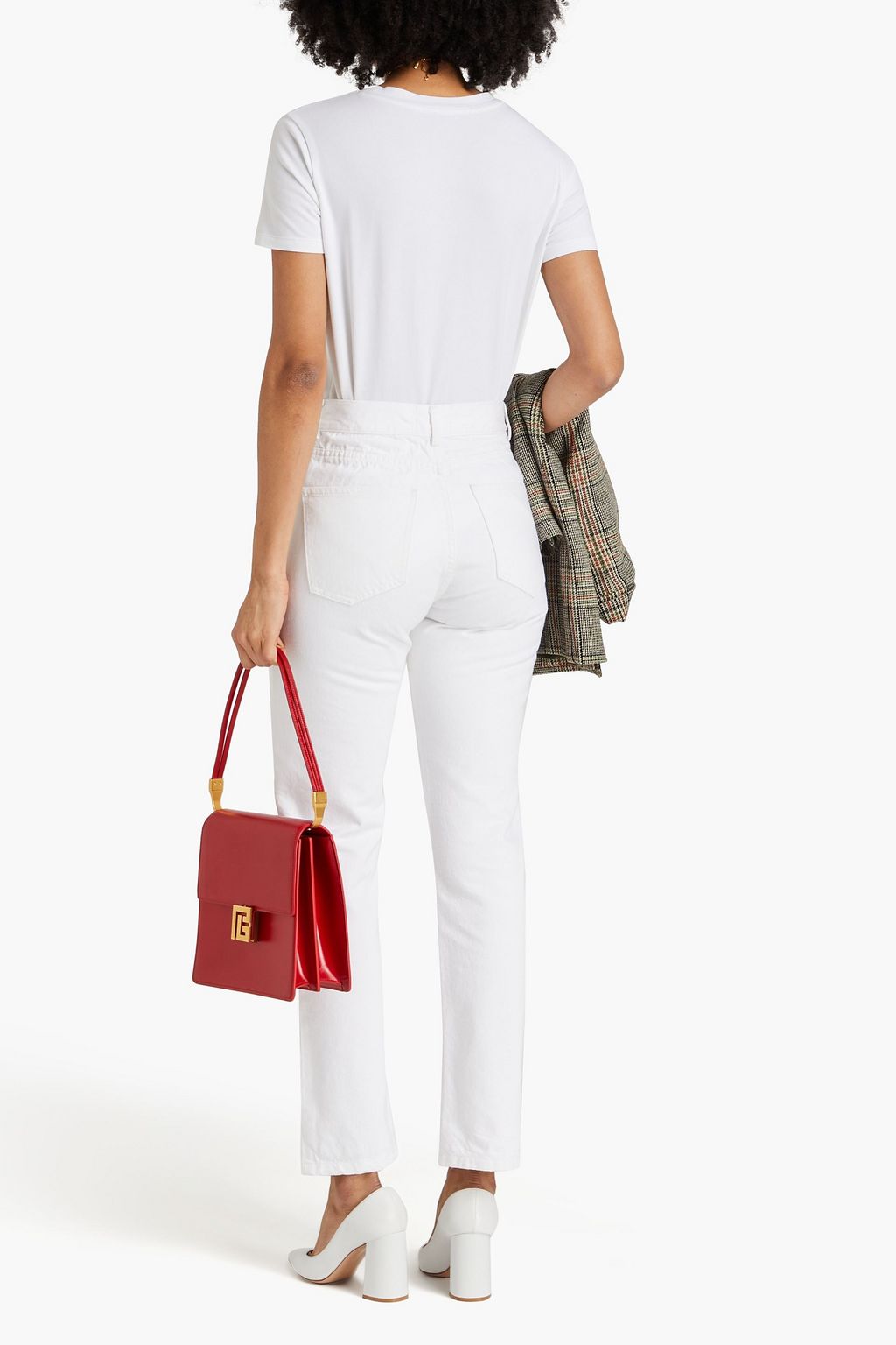 GIULIVA HERITAGE Dan silk and linen-blend straight-leg pants