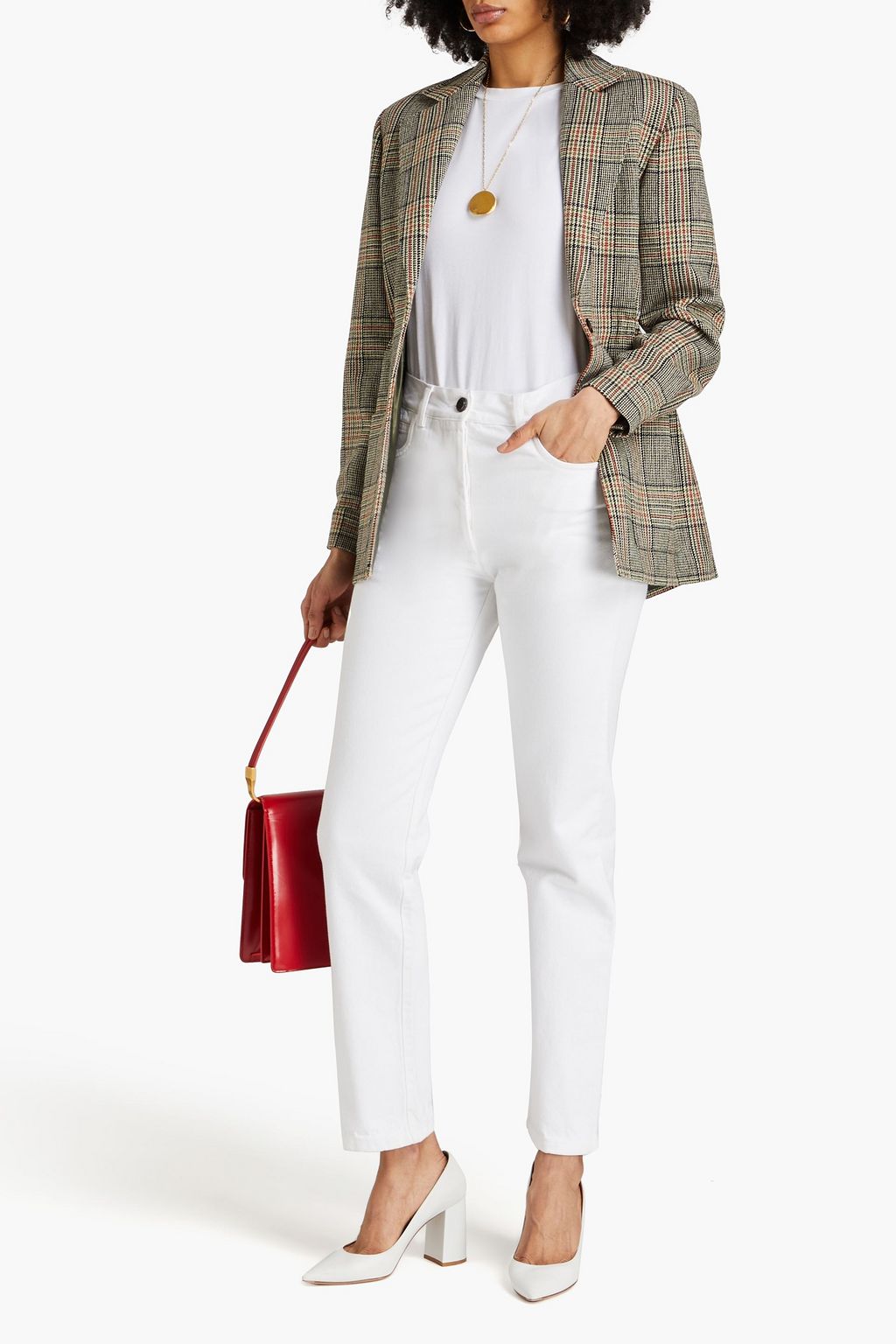 GIULIVA HERITAGE Dan silk and linen-blend straight-leg pants