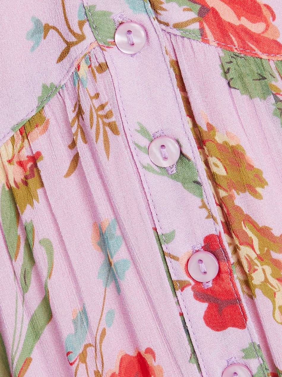 floral-print georgette maxi dress