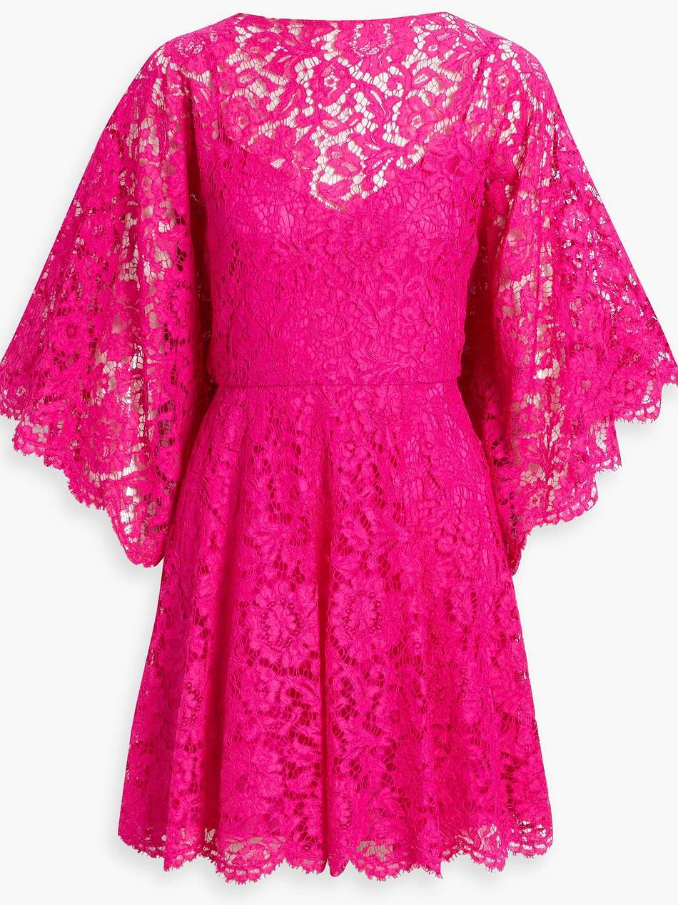 corded lace mini dress