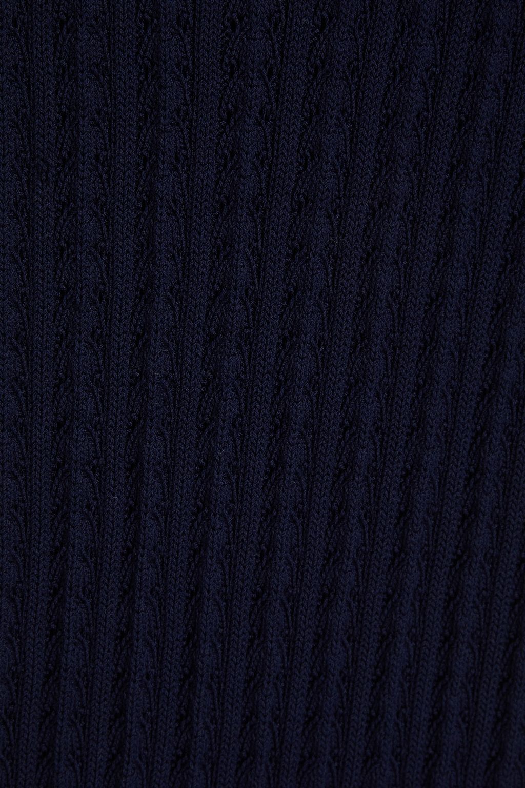 GIULIVA HERITAGE Ines pointelle-knit cotton midi dress