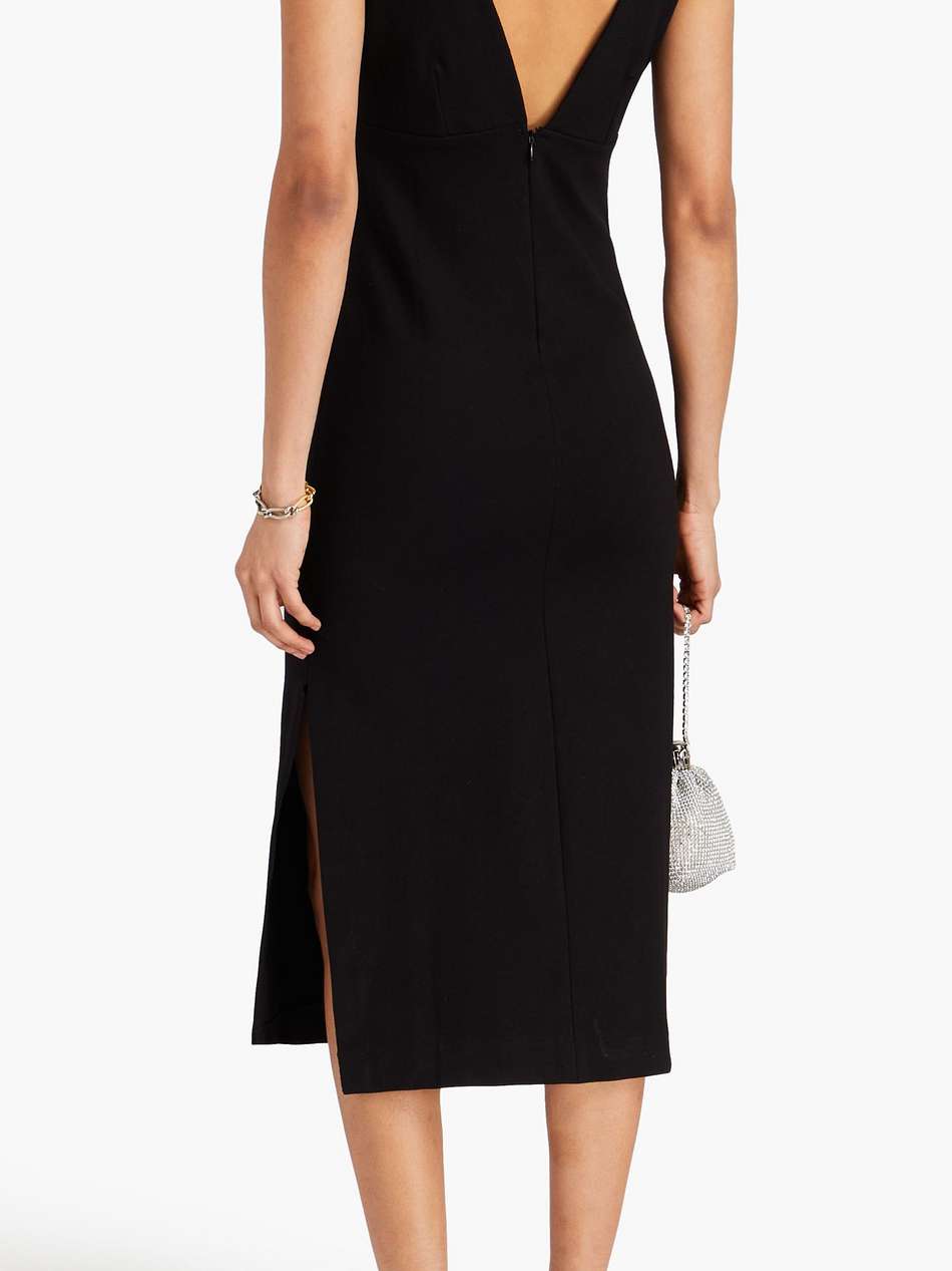 punto stretch-ponte midi dress