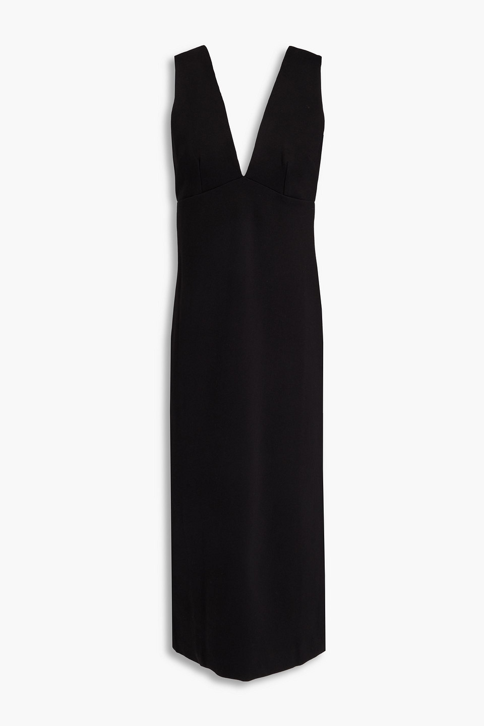 Punto stretch-ponte midi dress