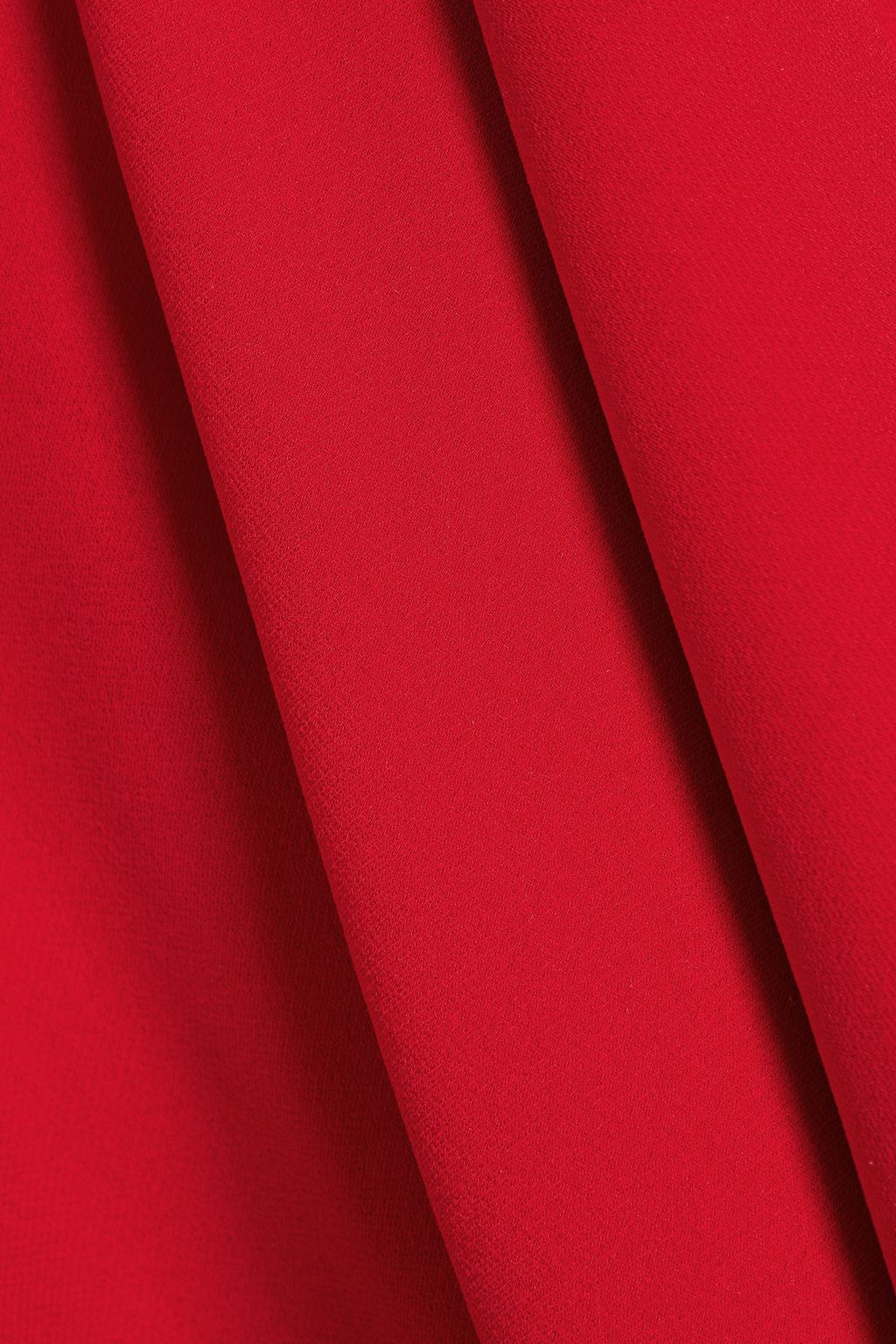 VALENTINO GARAVANI 러플 장식 실크 크레이프 탑