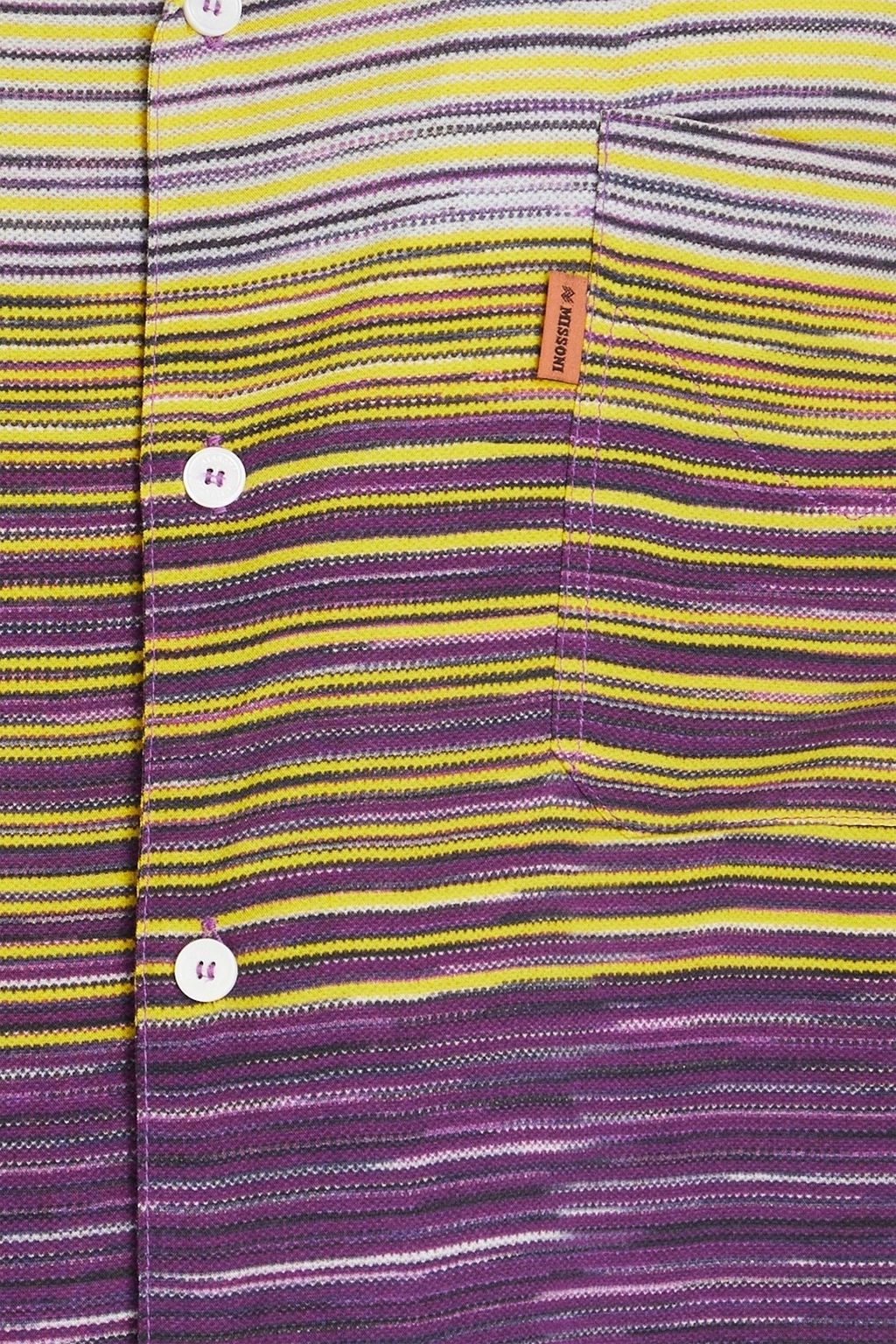 MISSONI قميص مصنوع من الحرير الصيني ومزين بطبعات